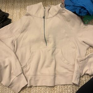 Lululemon tan scuba hoodie